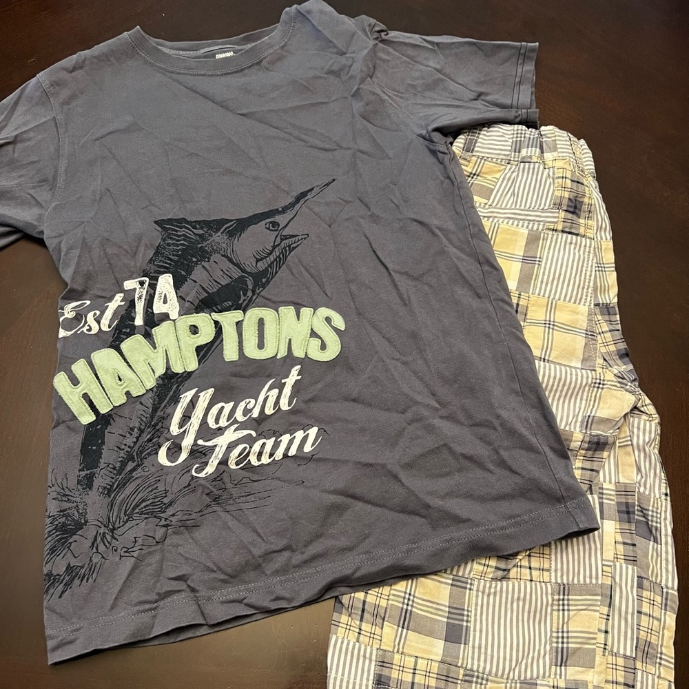 Gymboree Yacht Team tee & shorts